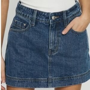 Princess Polly Gazelle Demin Skort Mid Wash
